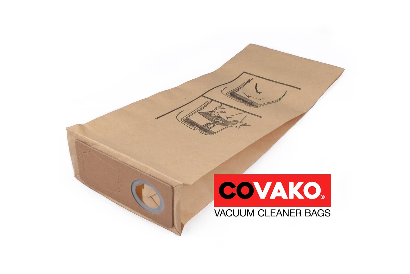 Hako Cleanserv VU4 / Paper - Hako vacuum cleaner bags