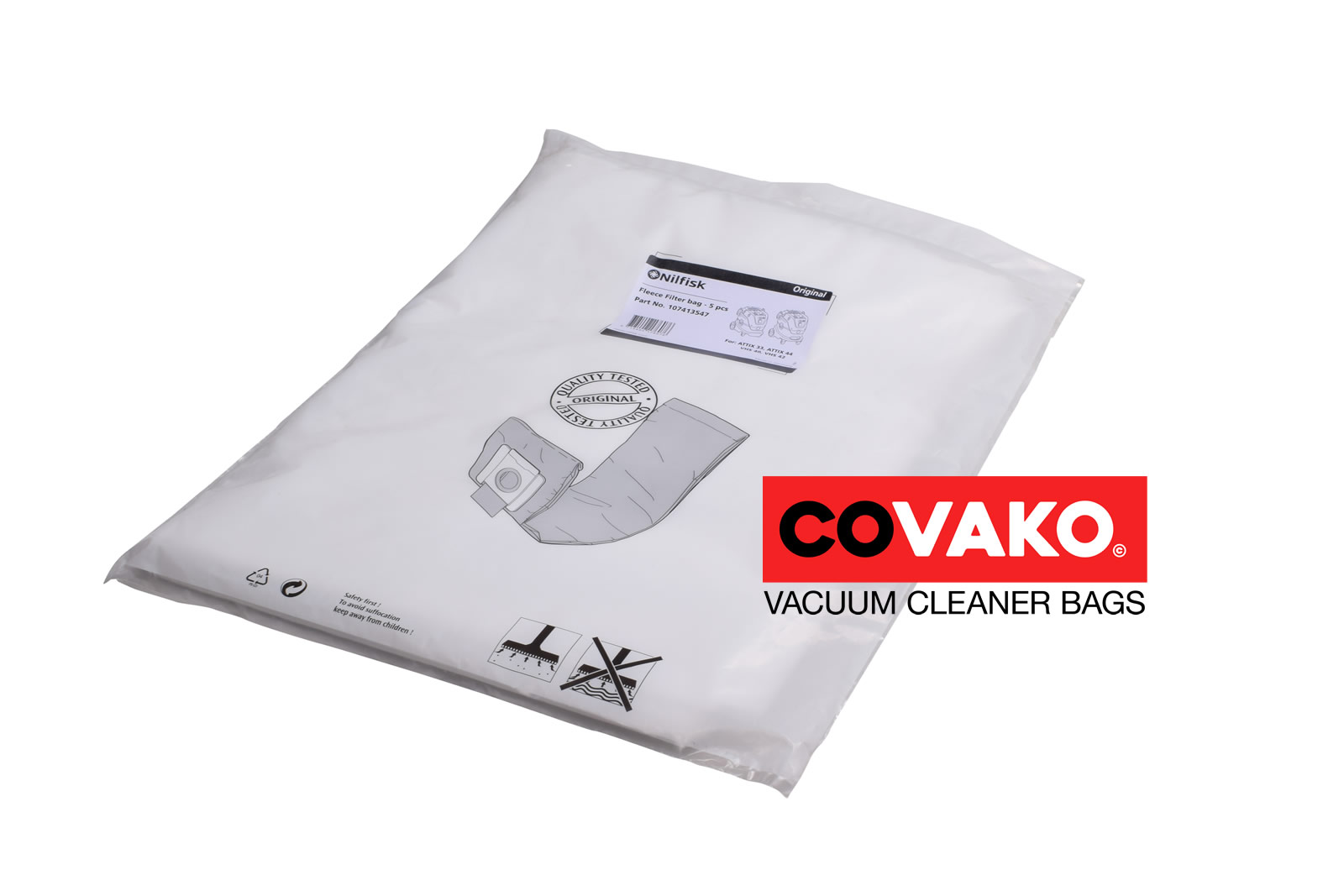 Nilfisk Attix 33-01 IC / Synthesis - Nilfisk vacuum cleaner bags